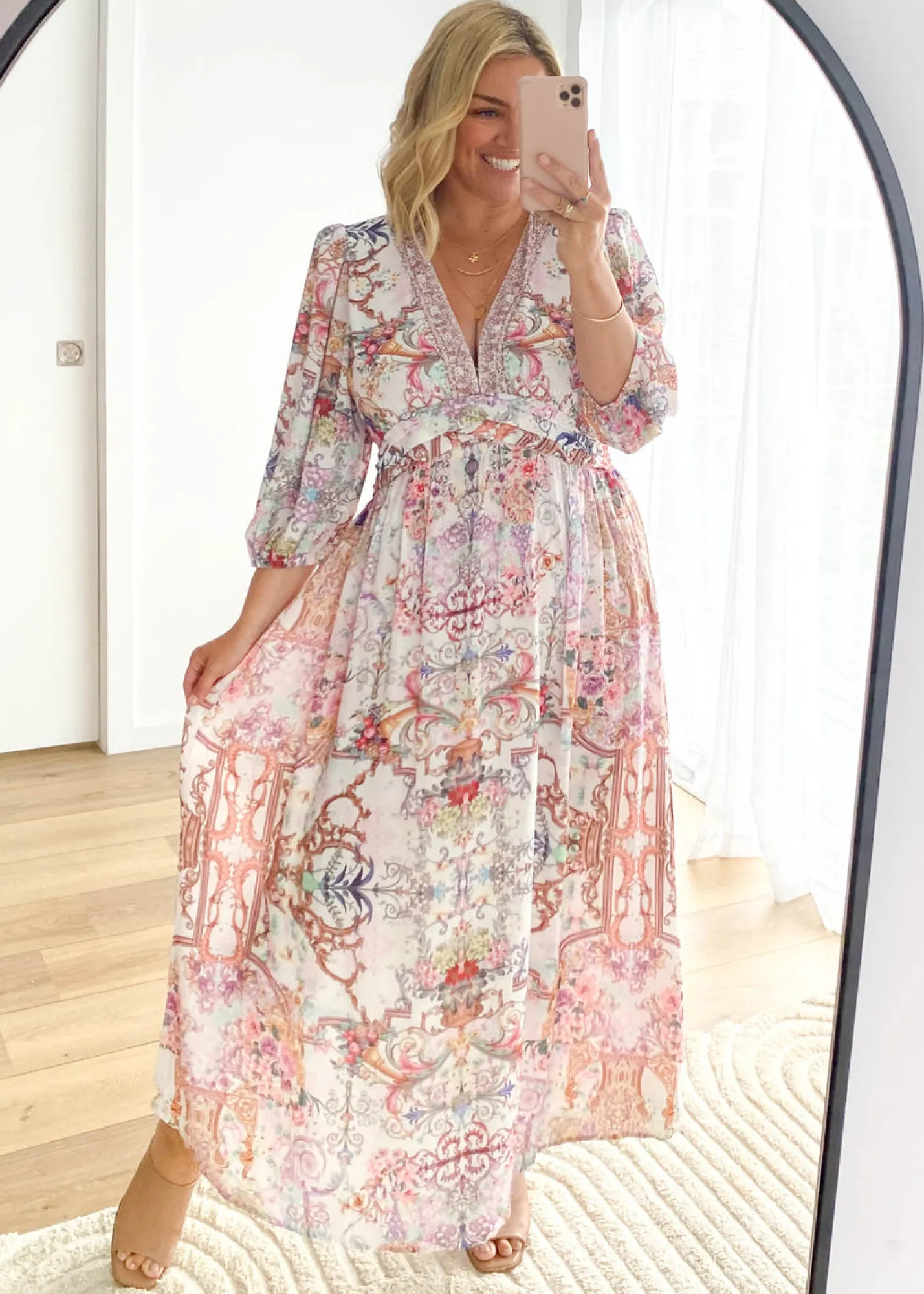 Women Gingham & Heels Midi>Arian Midi Dress