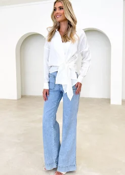 Women Gingham & Heels Blouses><noscript><img width=