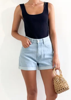 Women Gingham & Heels Shorts><noscript><img width=