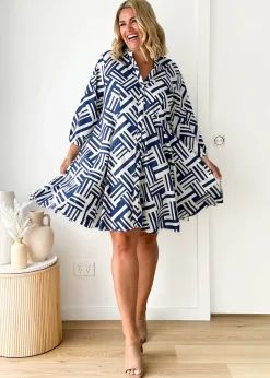 Women Gingham & Heels Short>Astero Dress