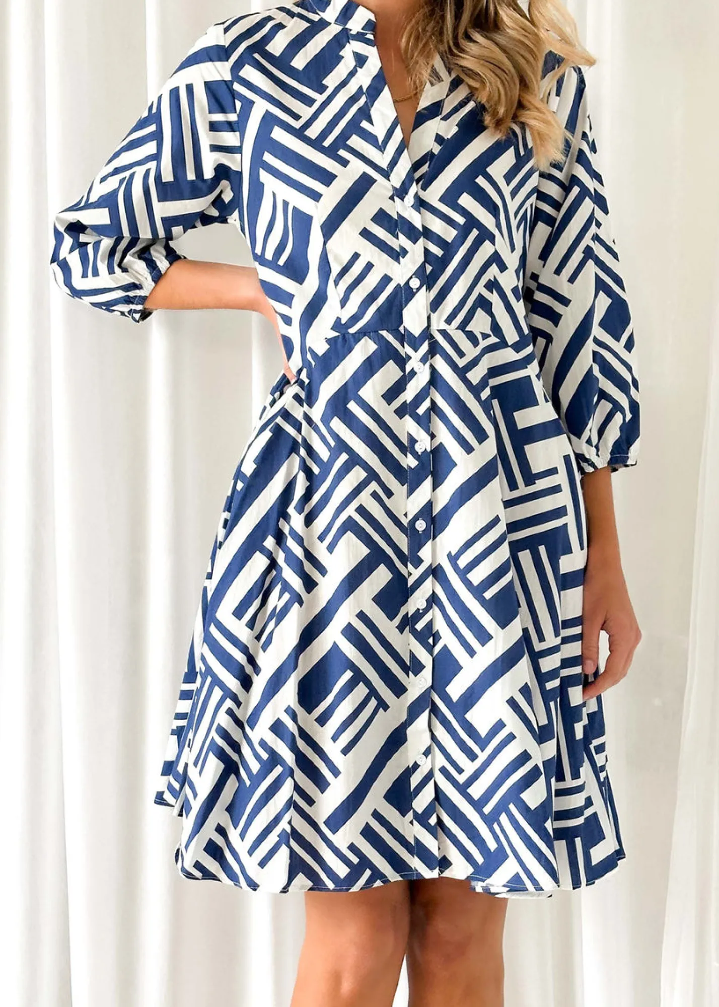 Women Gingham & Heels Short>Astero Dress