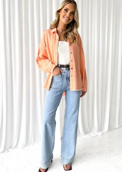 Women Gingham & Heels Shirts>Astrella Denim Shirt