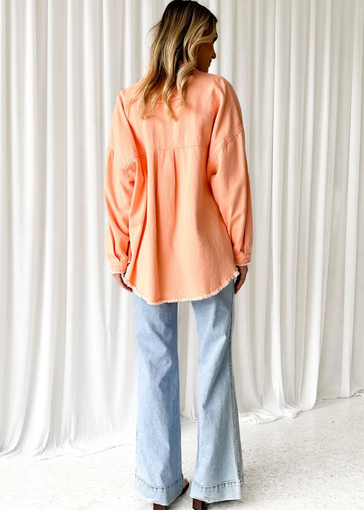 Women Gingham & Heels Shirts>Astrella Denim Shirt
