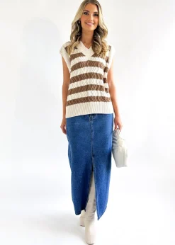 Women Gingham & Heels Basic Tops><noscript><img width=