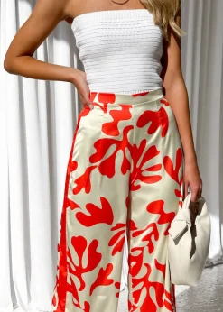 Women Gingham & Heels Pants><noscript><img width=