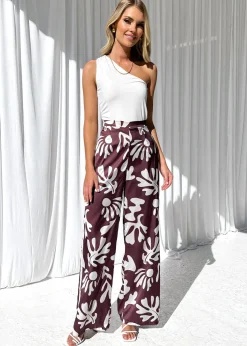 Women Gingham & Heels Pants><noscript><img width=