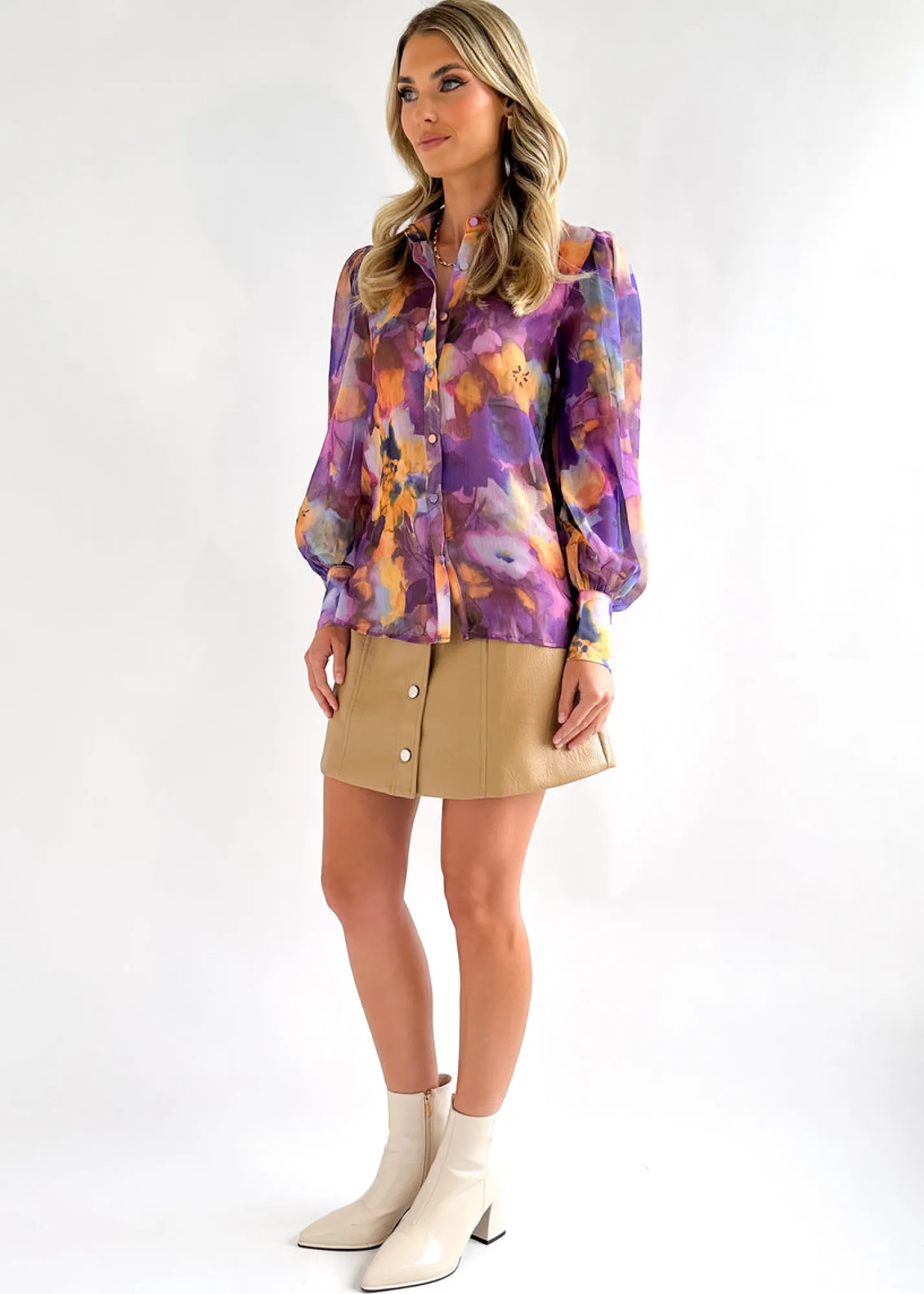 Women Gingham & Heels Blouses>Ayisha Blouse