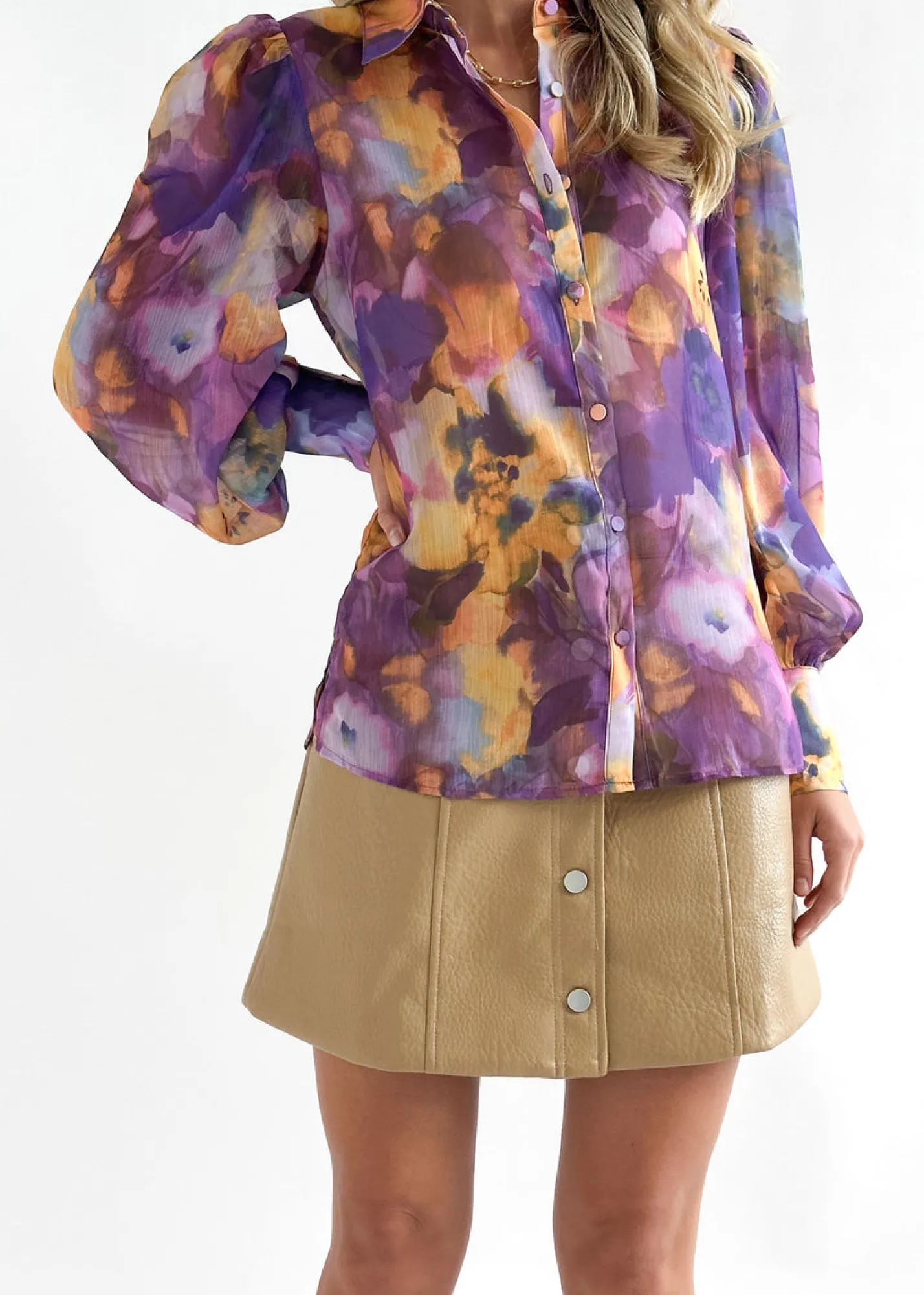 Women Gingham & Heels Blouses>Ayisha Blouse