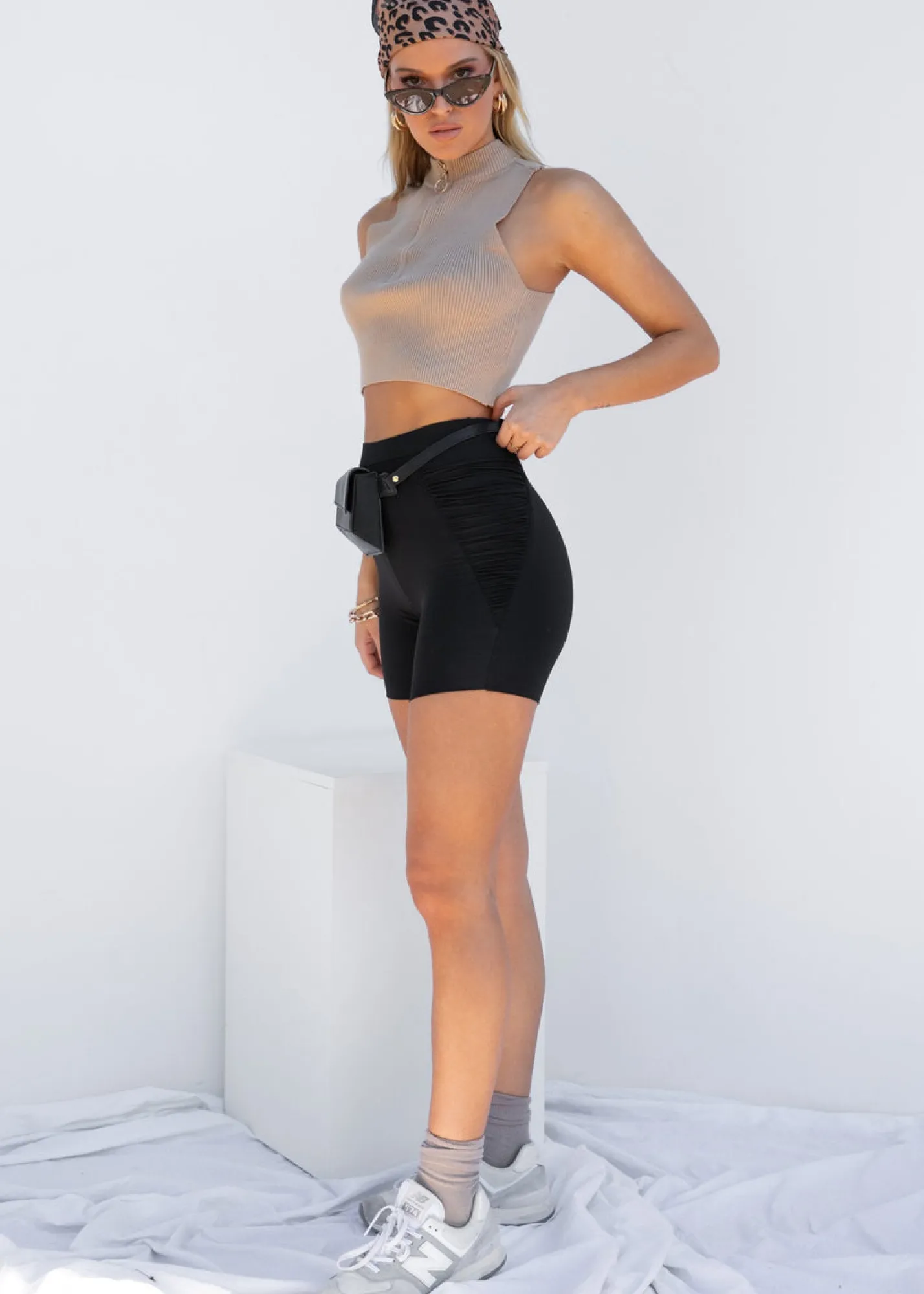 Women Gingham & Heels Knit Tops>Baddest B Knit Top