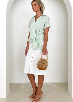 Women Gingham & Heels Shirts><noscript><img width=