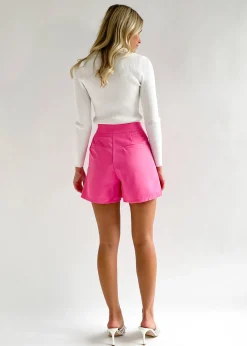 Women Gingham & Heels Shorts><noscript><img width=