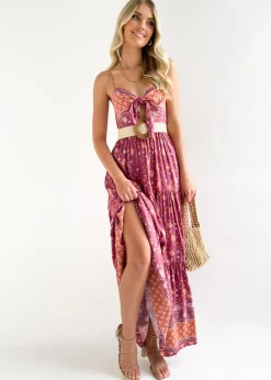 Women Gingham & Heels Maxi><noscript><img width=