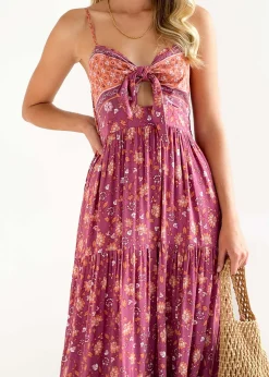 Women Gingham & Heels Maxi><noscript><img width=