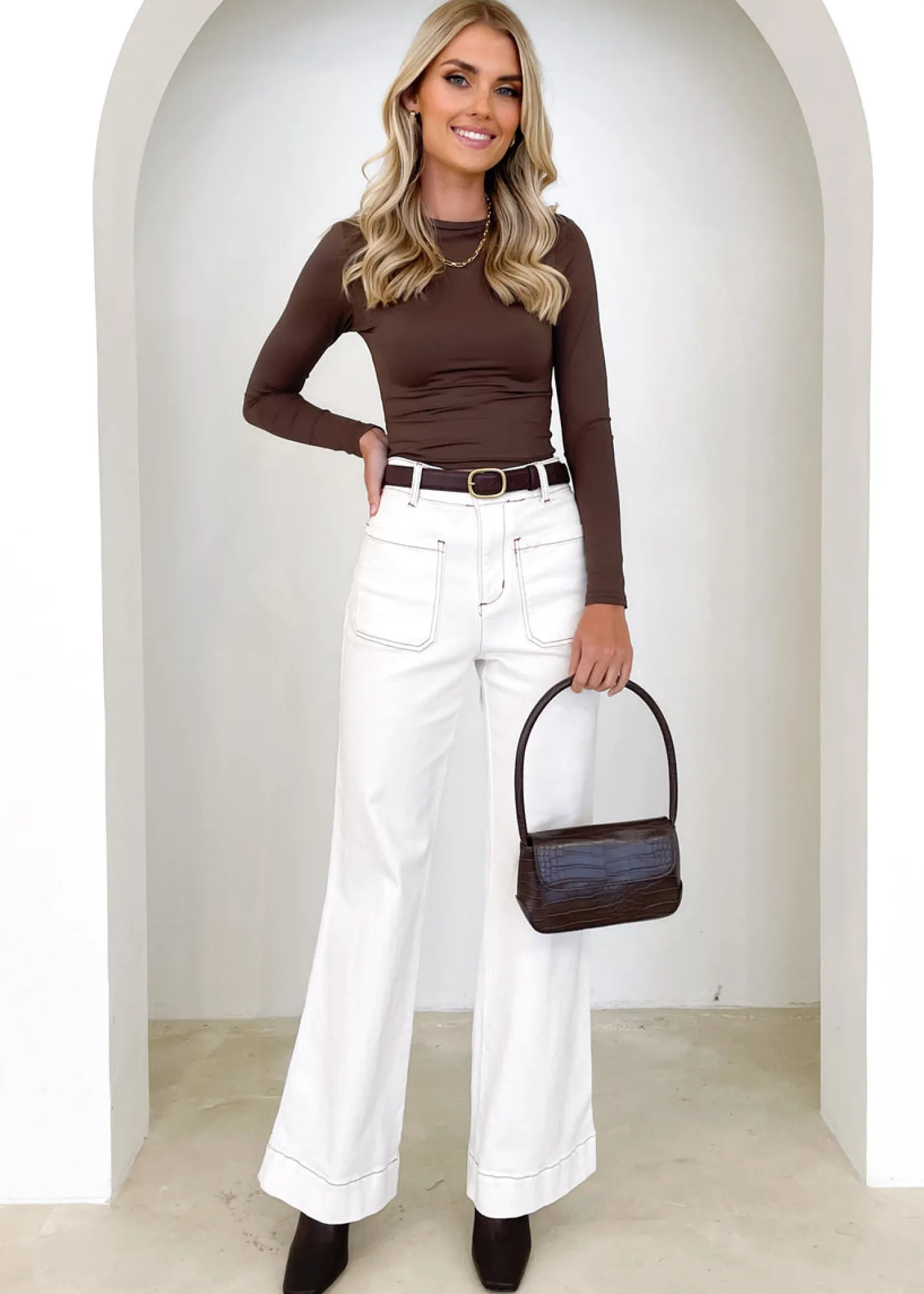 Women Gingham & Heels Basic Tops>Bambia Top