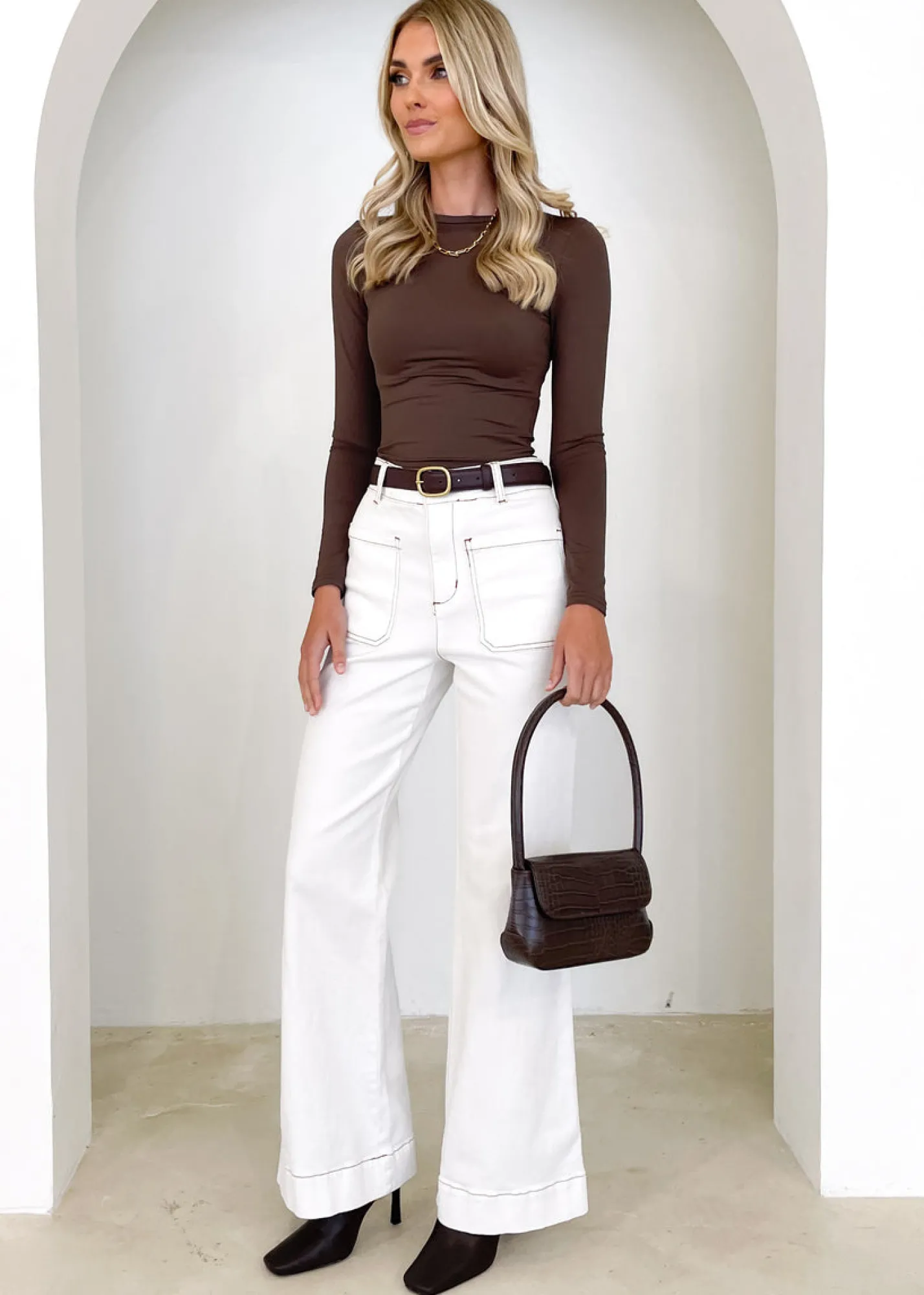 Women Gingham & Heels Basic Tops>Bambia Top