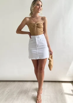 Women Gingham & Heels Skirts>Beckah Denim Skirt