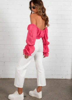 Women Gingham & Heels Crops><noscript><img width=