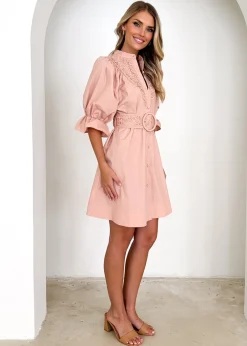 Women Gingham & Heels Short>Belma Dress
