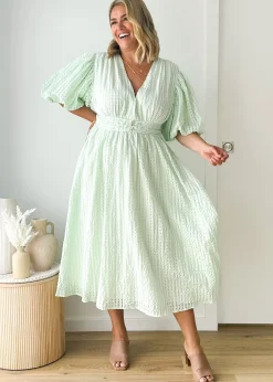 Women Gingham & Heels Midi>Berina Midi Dress