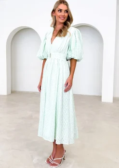 Women Gingham & Heels Midi><noscript><img width=