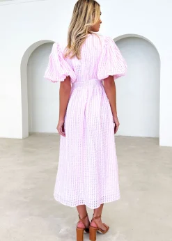 Women Gingham & Heels Midi><noscript><img width=