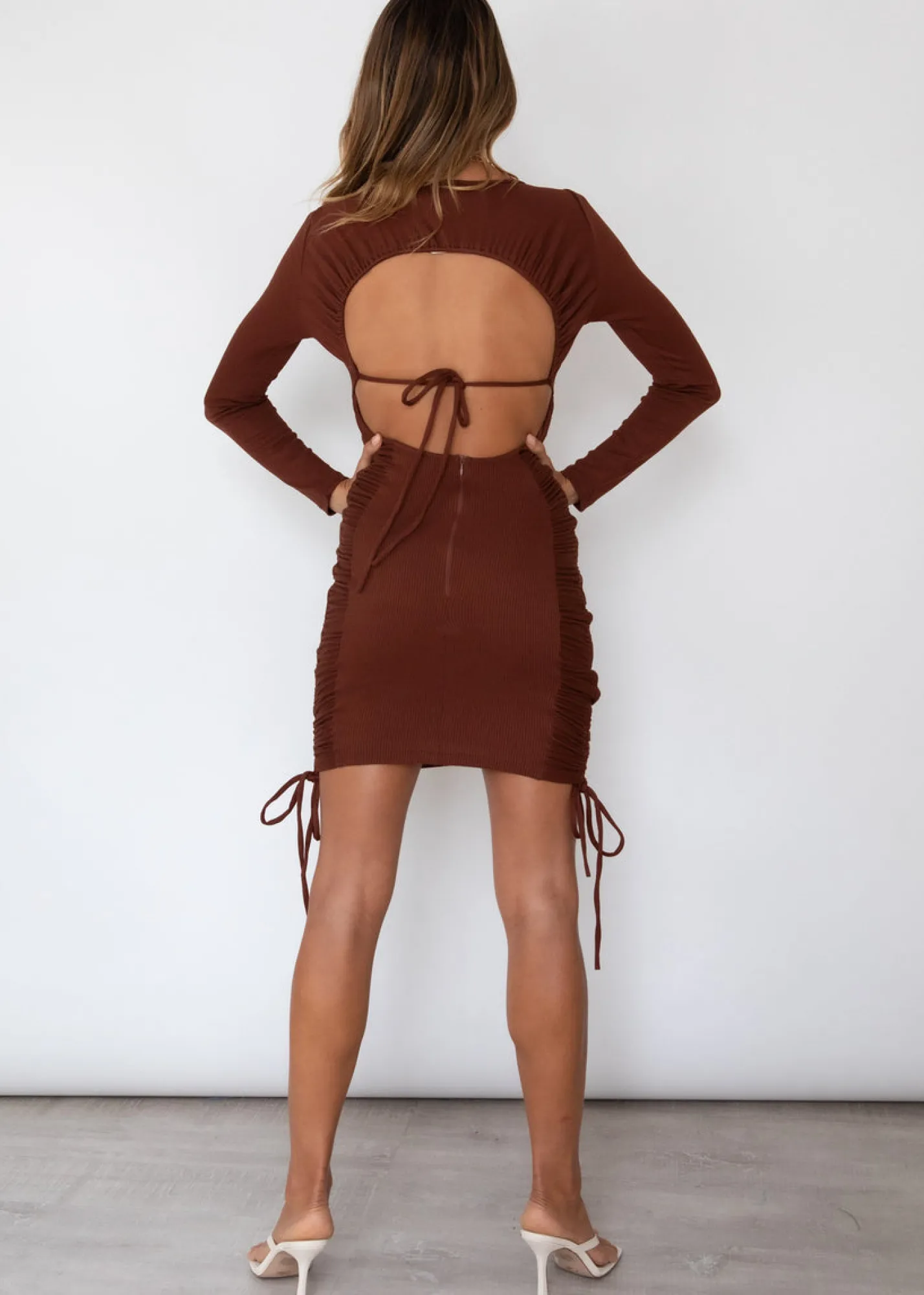 Women Gingham & Heels Knit Dresses>Blinding Lights Knit Dress