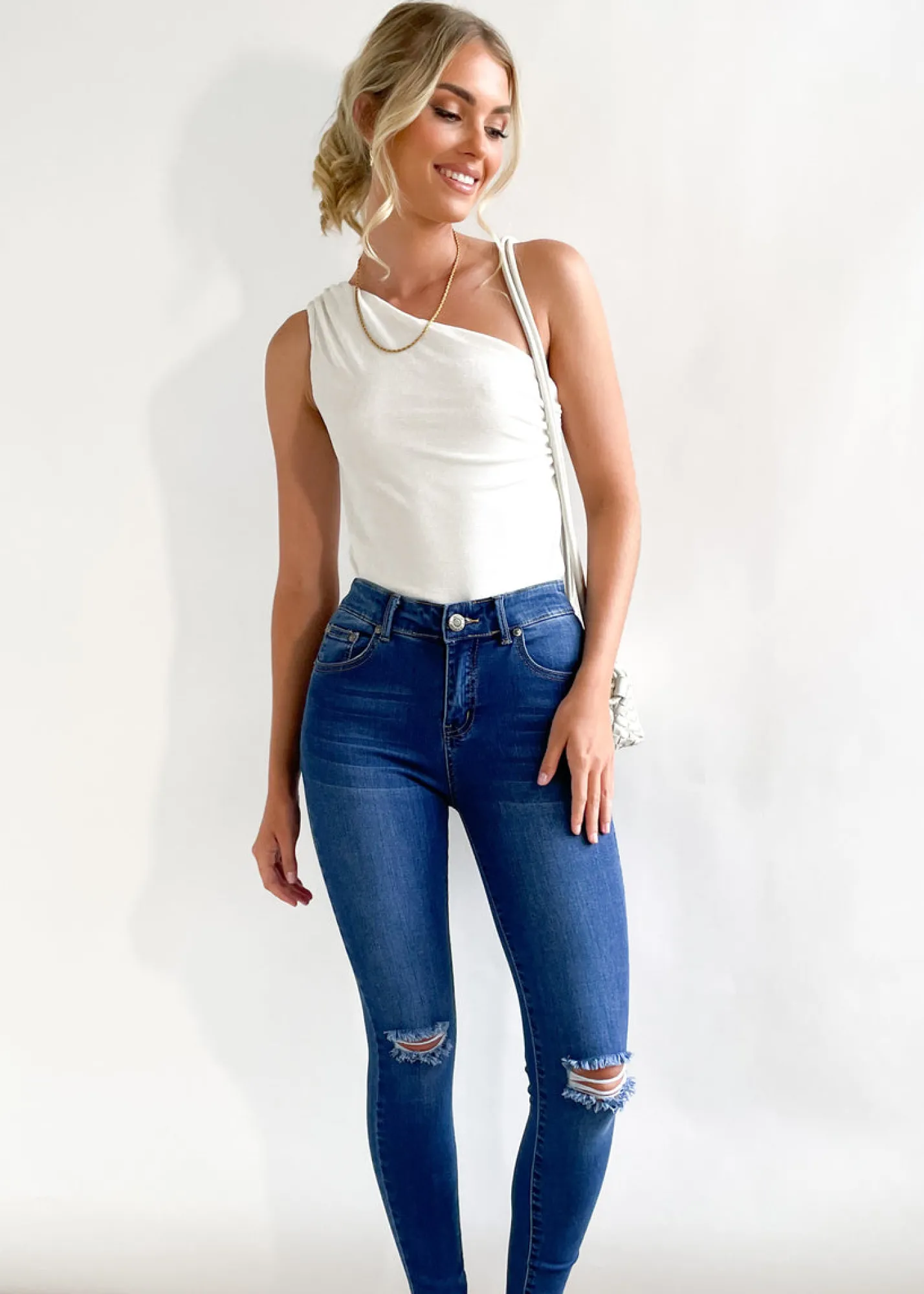 Women Gingham & Heels Jeans>Blue Ivy Jeans
