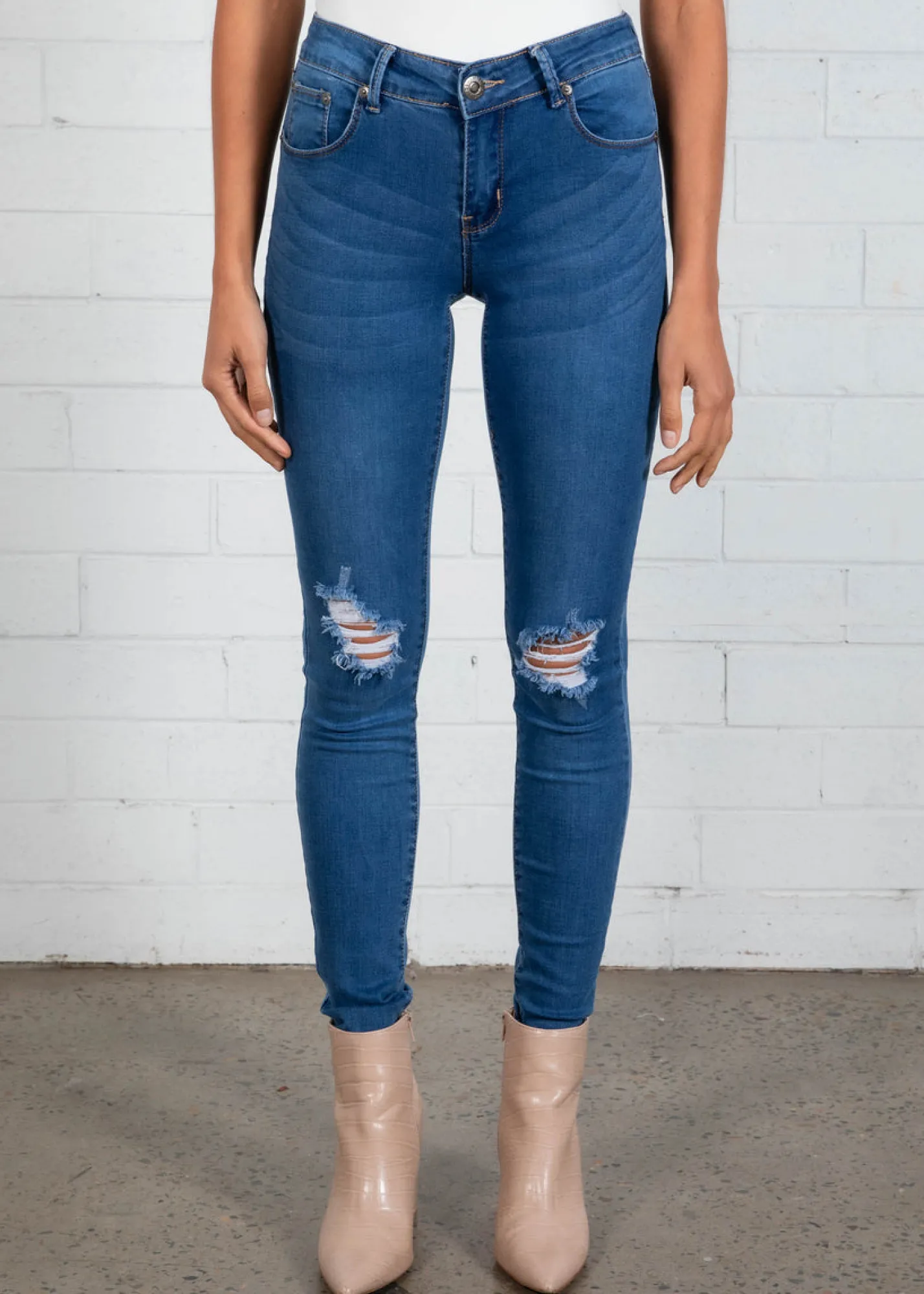 Women Gingham & Heels Jeans>Blue Ivy Jeans