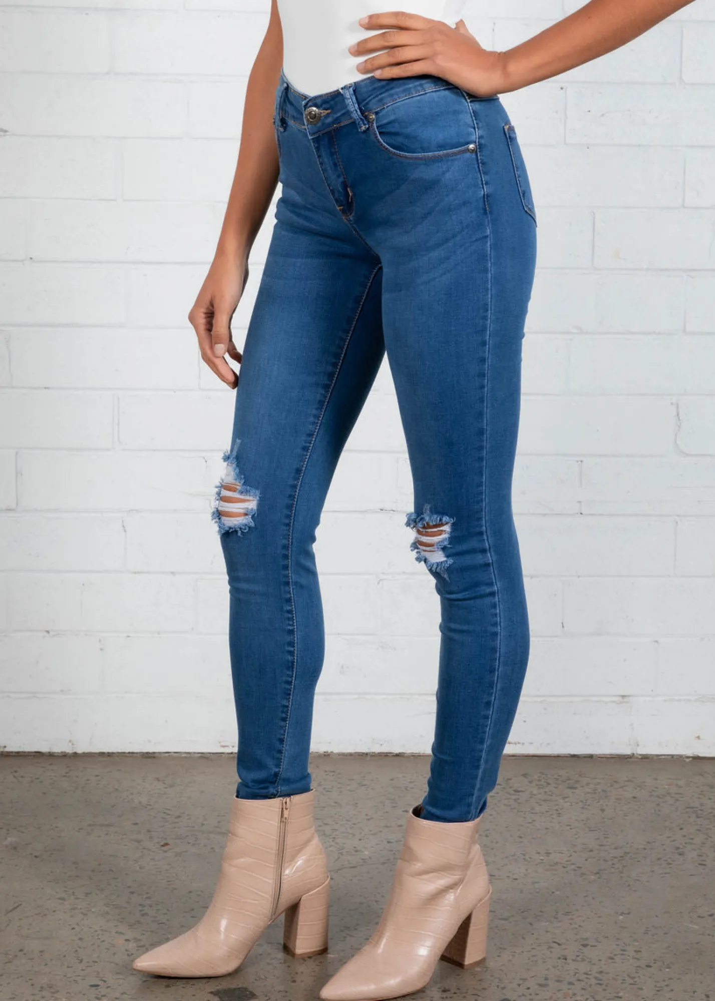 Women Gingham & Heels Jeans>Blue Ivy Jeans
