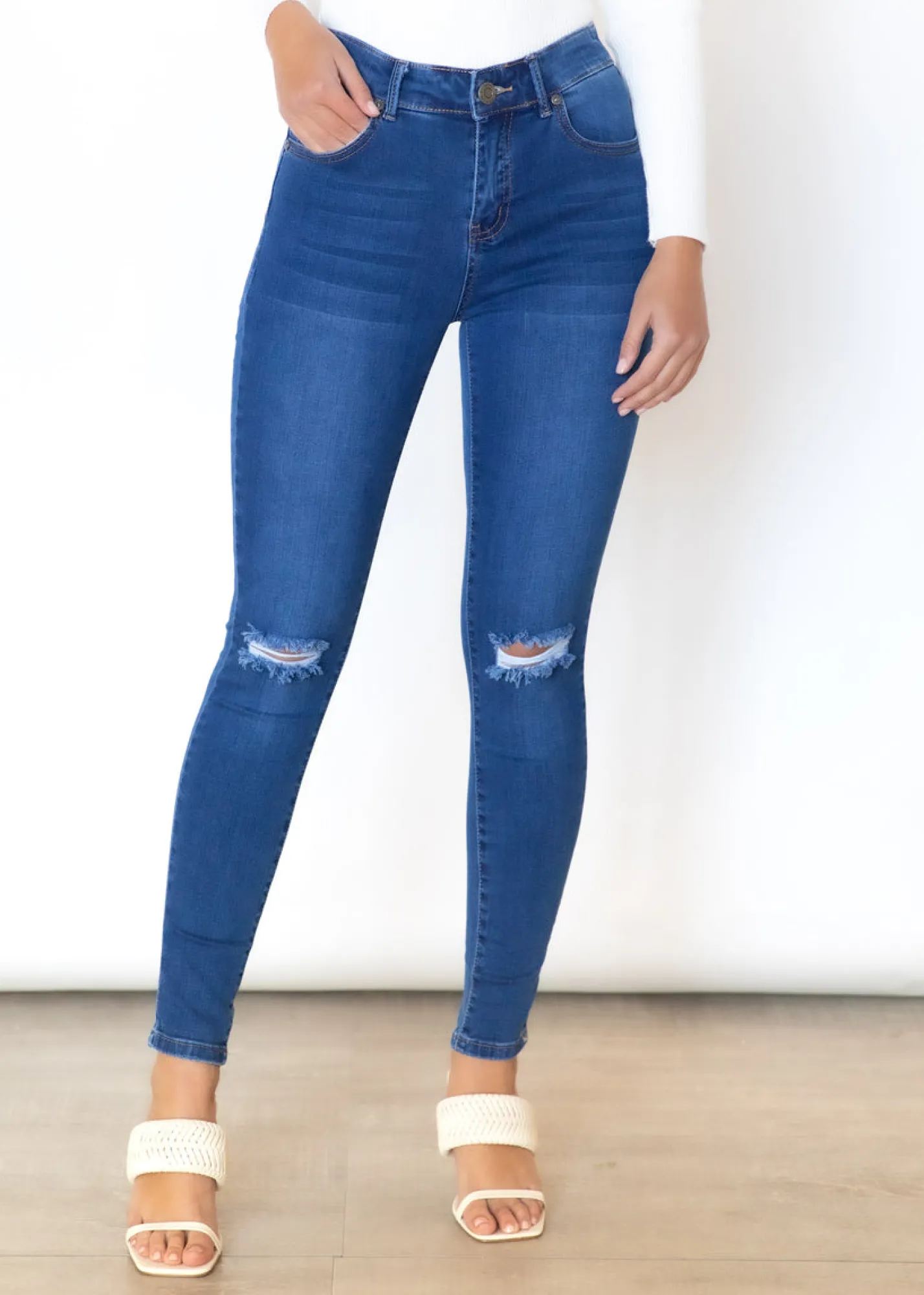 Women Gingham & Heels Jeans>Blue Ivy Jeans