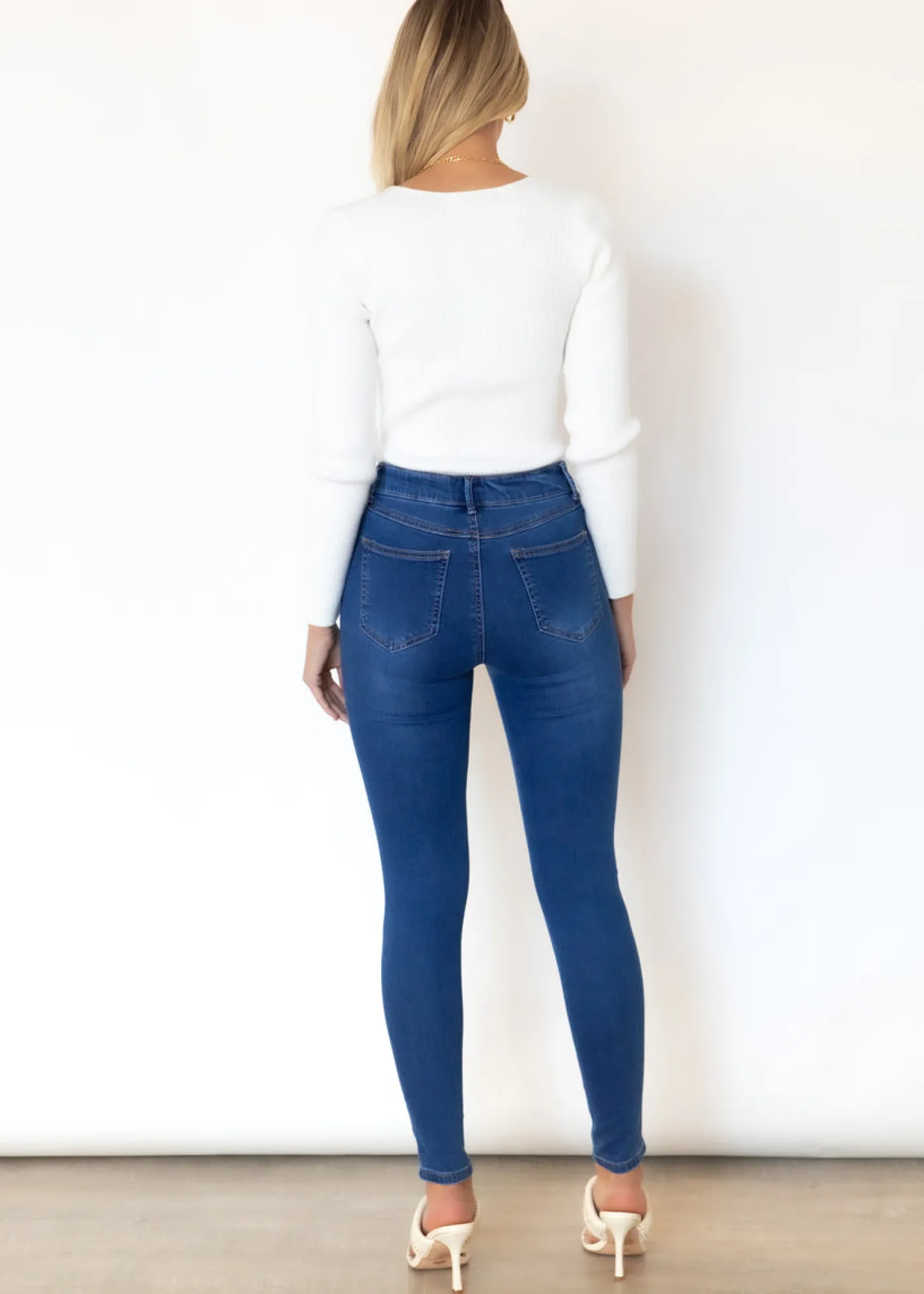 Women Gingham & Heels Jeans>Blue Ivy Jeans