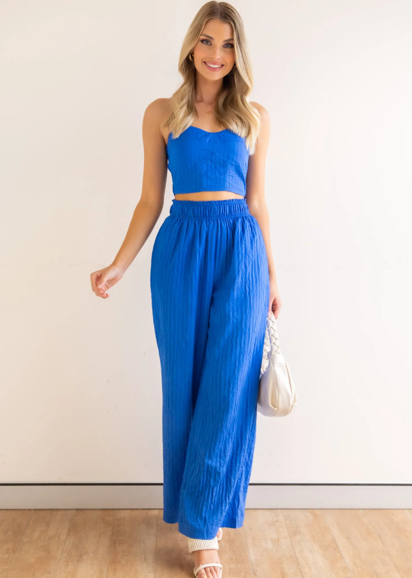 Women Gingham & Heels Crops>Braidy Crop