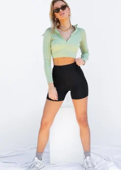 Women Gingham & Heels Knit Tops><noscript><img width=