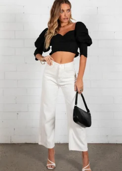 Women Gingham & Heels Crops>Brixton Crop