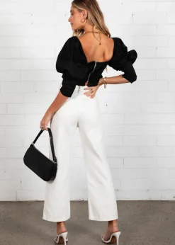 Women Gingham & Heels Crops><noscript><img width=