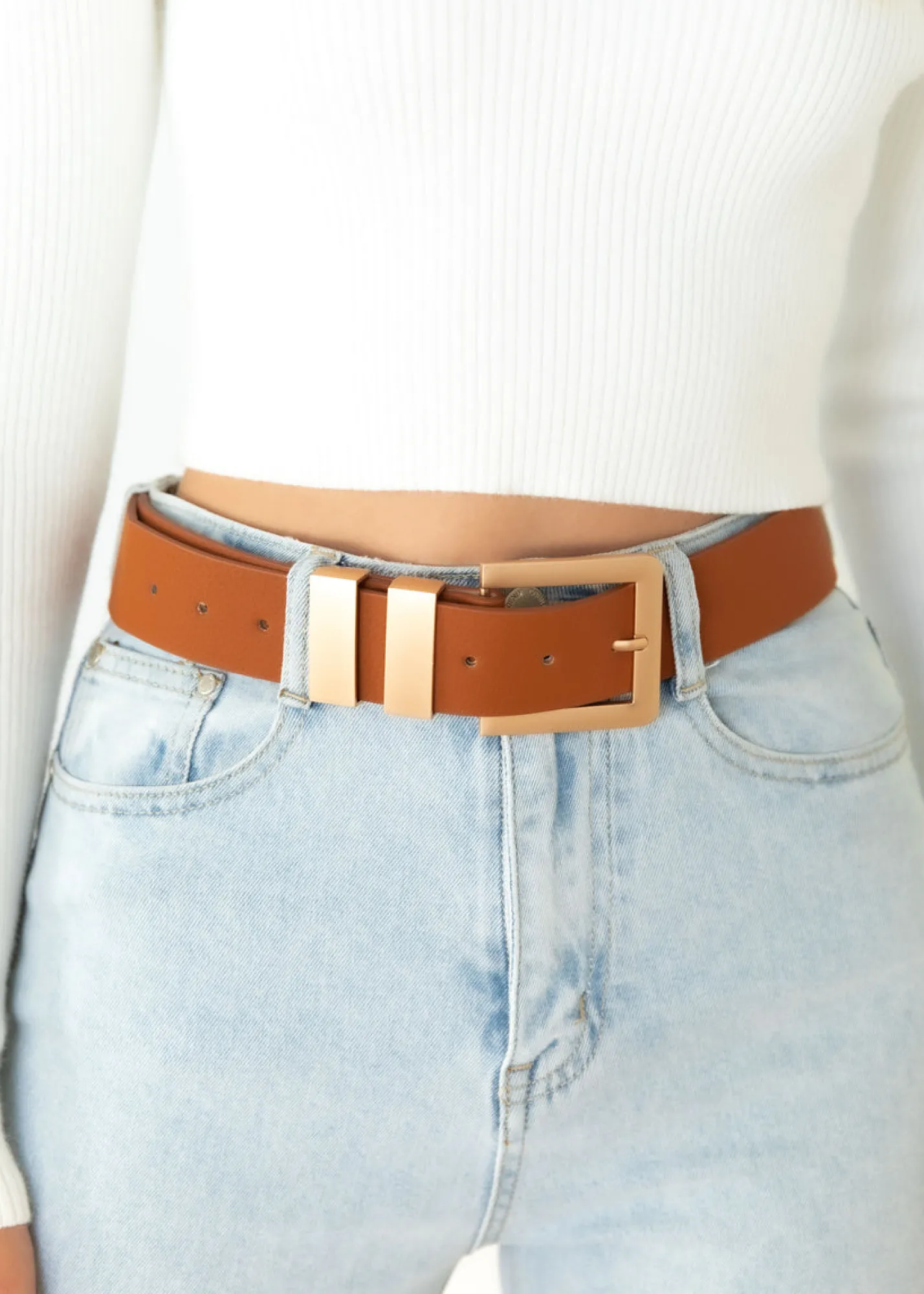 Women Gingham & Heels Belts>Buckle Up Belt
