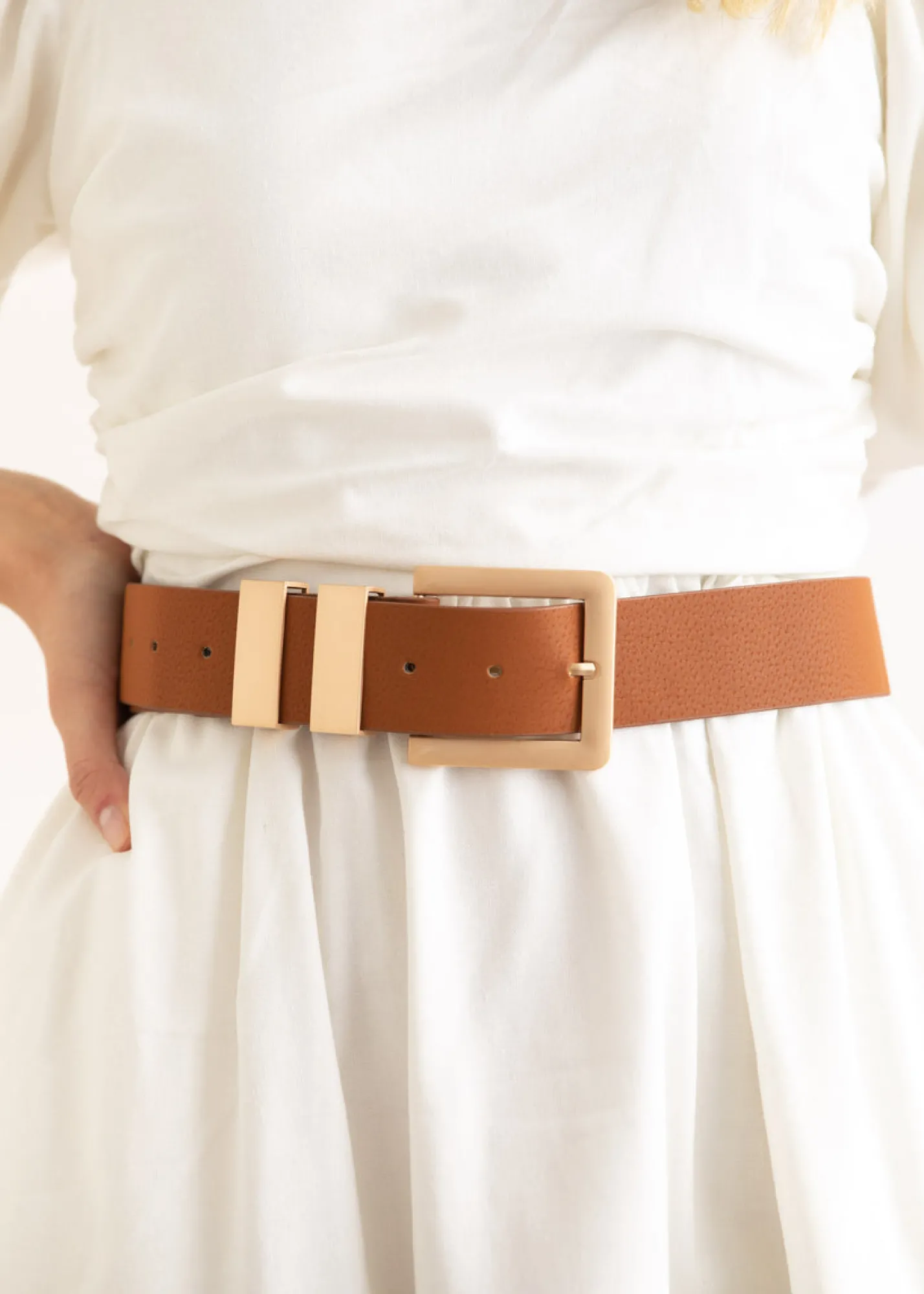Women Gingham & Heels Belts>Buckle Up Belt