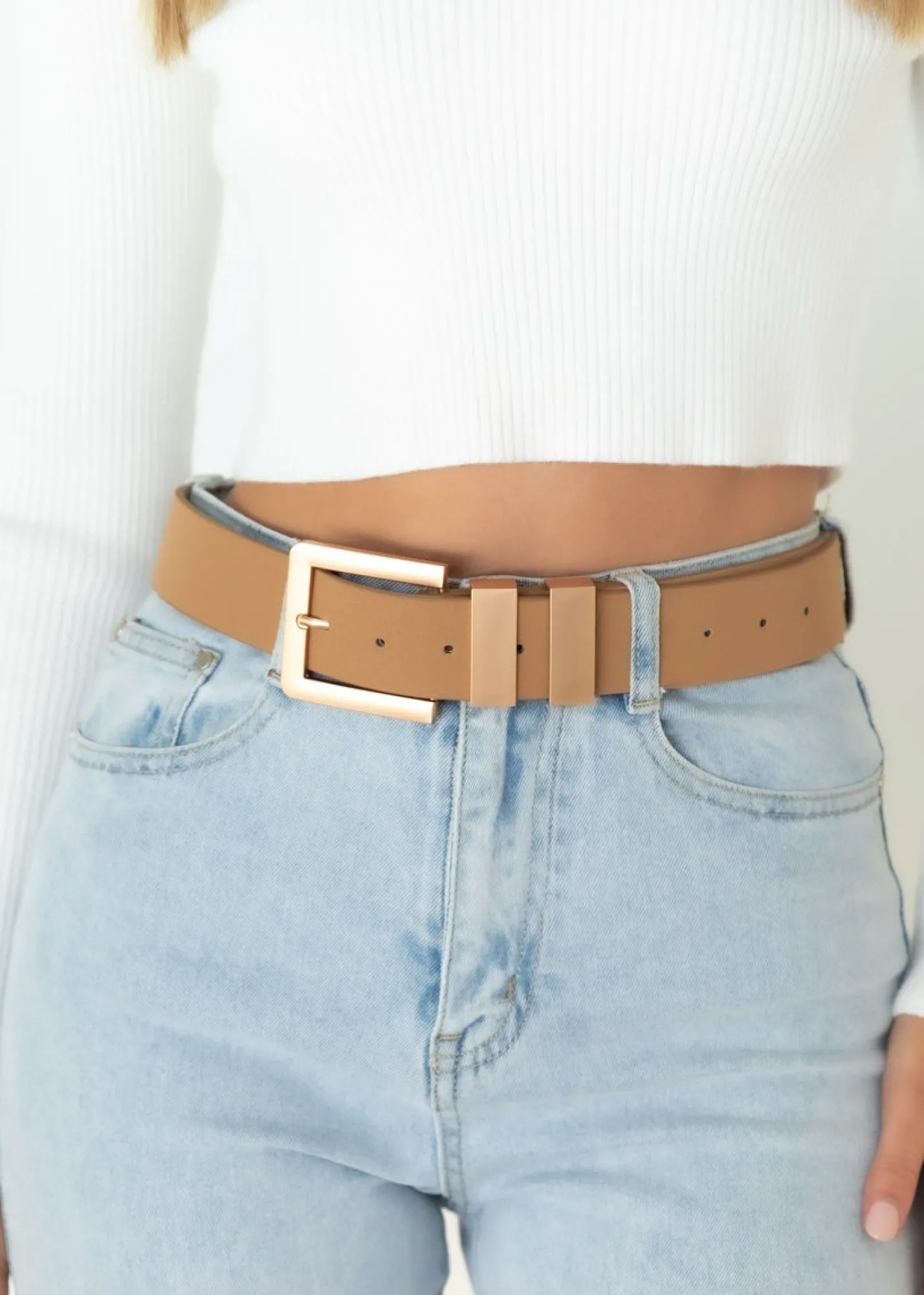 Women Gingham & Heels Belts>Buckle Up Belt
