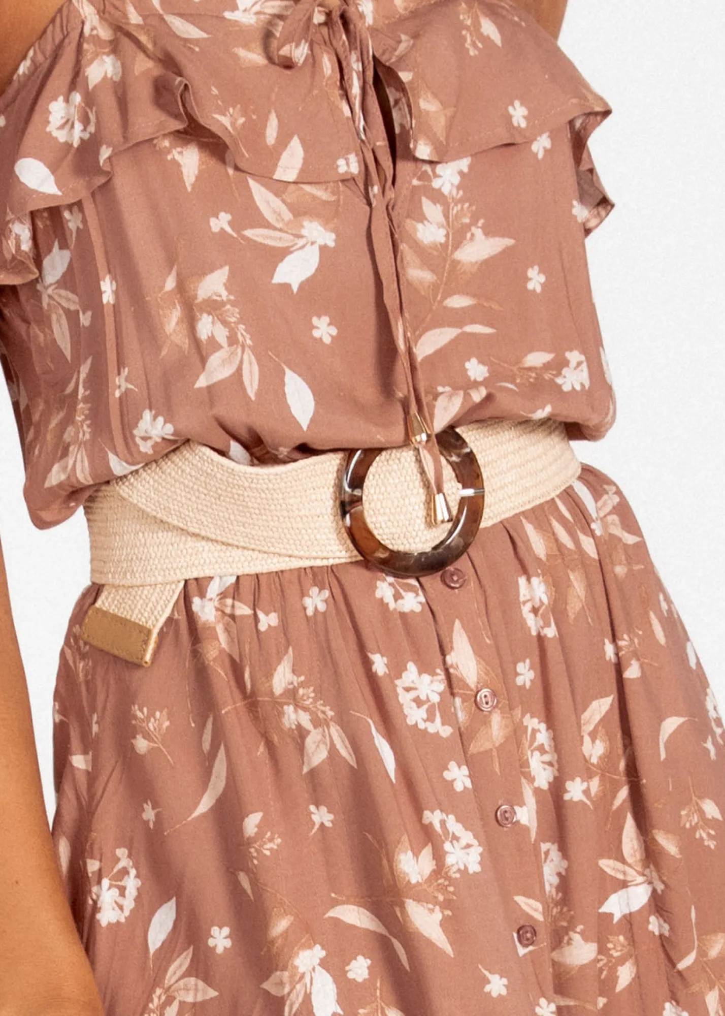 Women Gingham & Heels Belts>Byron Tort Belt