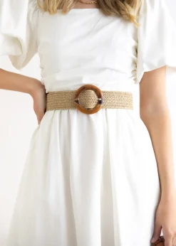 Women Gingham & Heels Belts>Byron Tort Belt