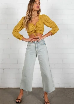 Women Gingham & Heels Blouses><noscript><img width=