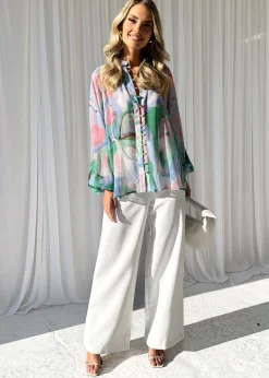 Women Gingham & Heels Blouses><noscript><img width=