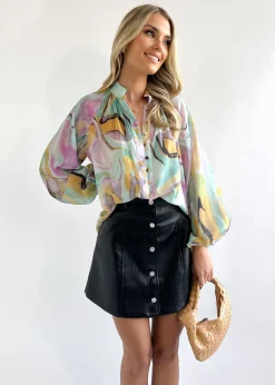 Women Gingham & Heels Blouses>Cadha Blouse