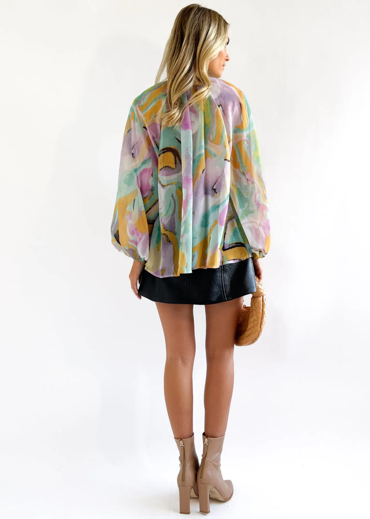 Women Gingham & Heels Blouses>Cadha Blouse