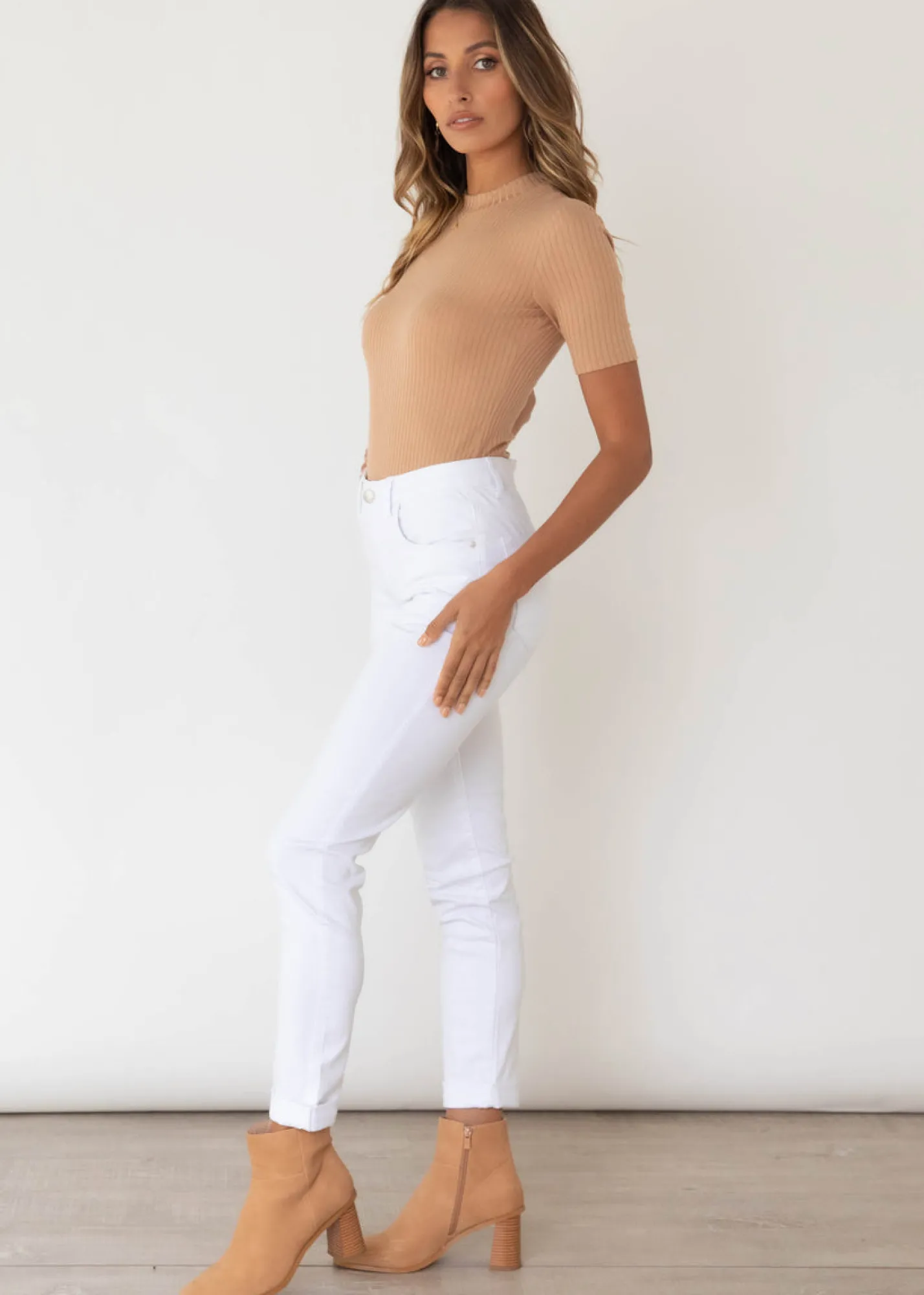 Women Gingham & Heels Jeans>Canada Stretch Jeans