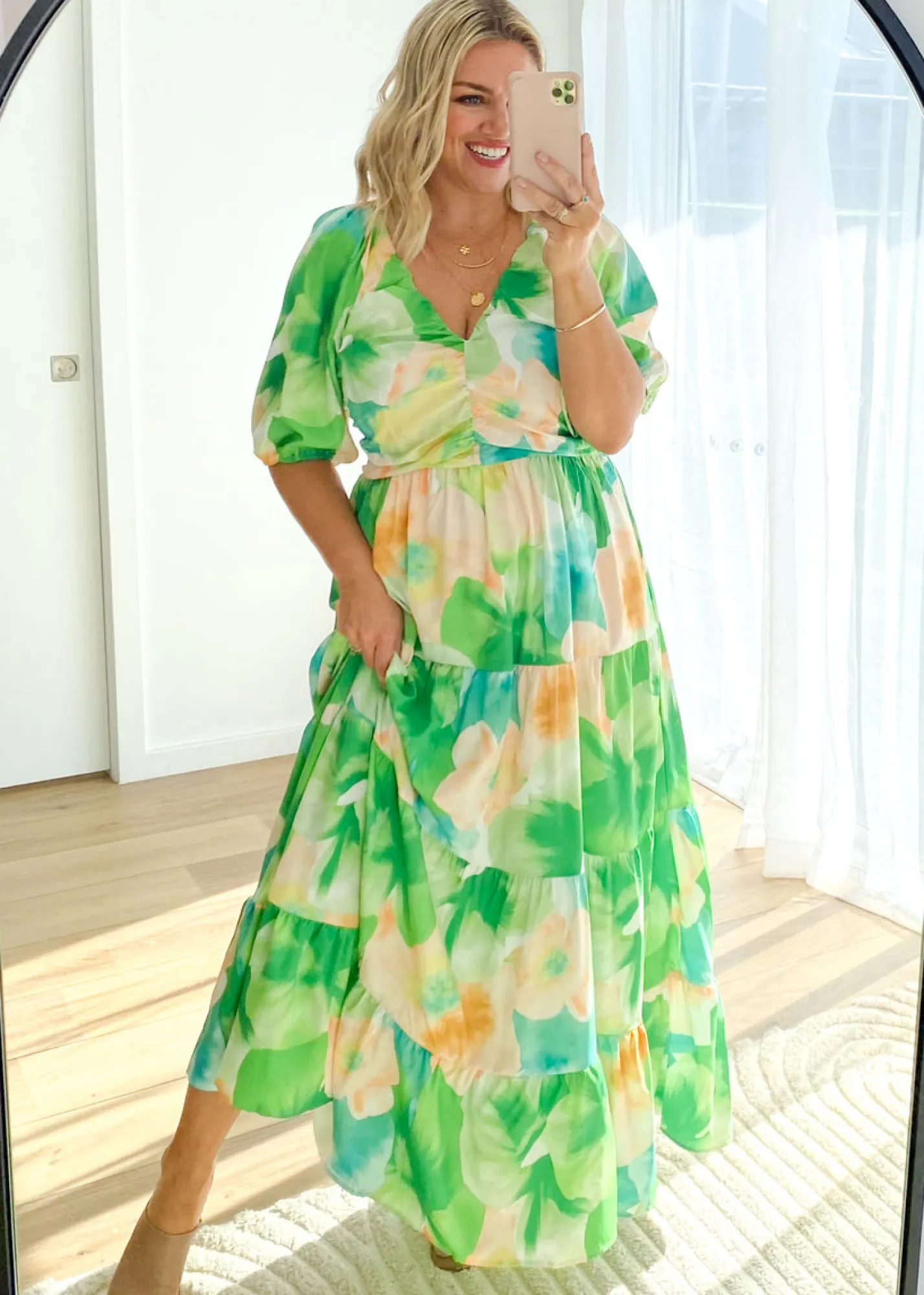 Women Gingham & Heels Maxi>Caprani Maxi Dress