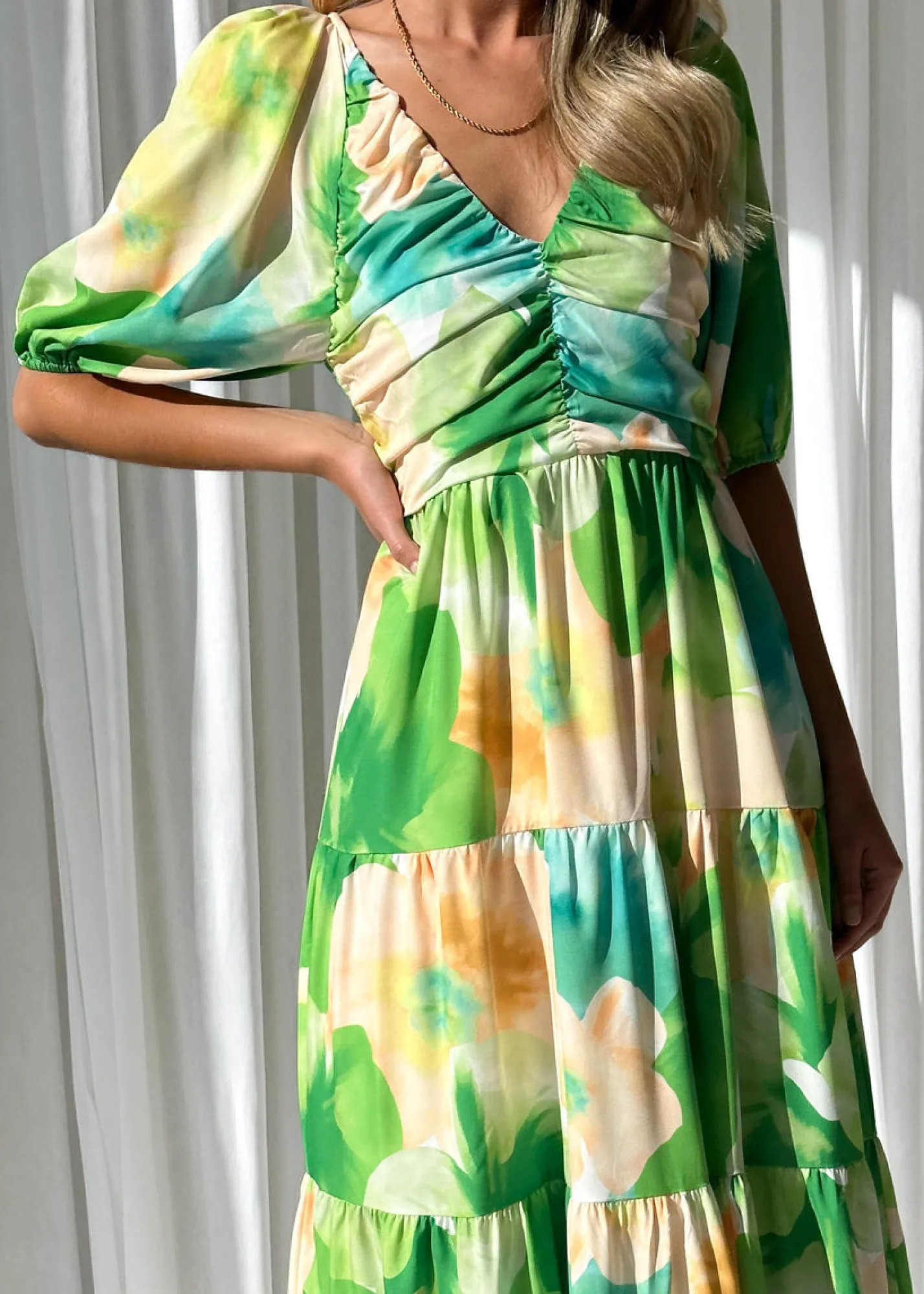 Women Gingham & Heels Maxi>Caprani Maxi Dress