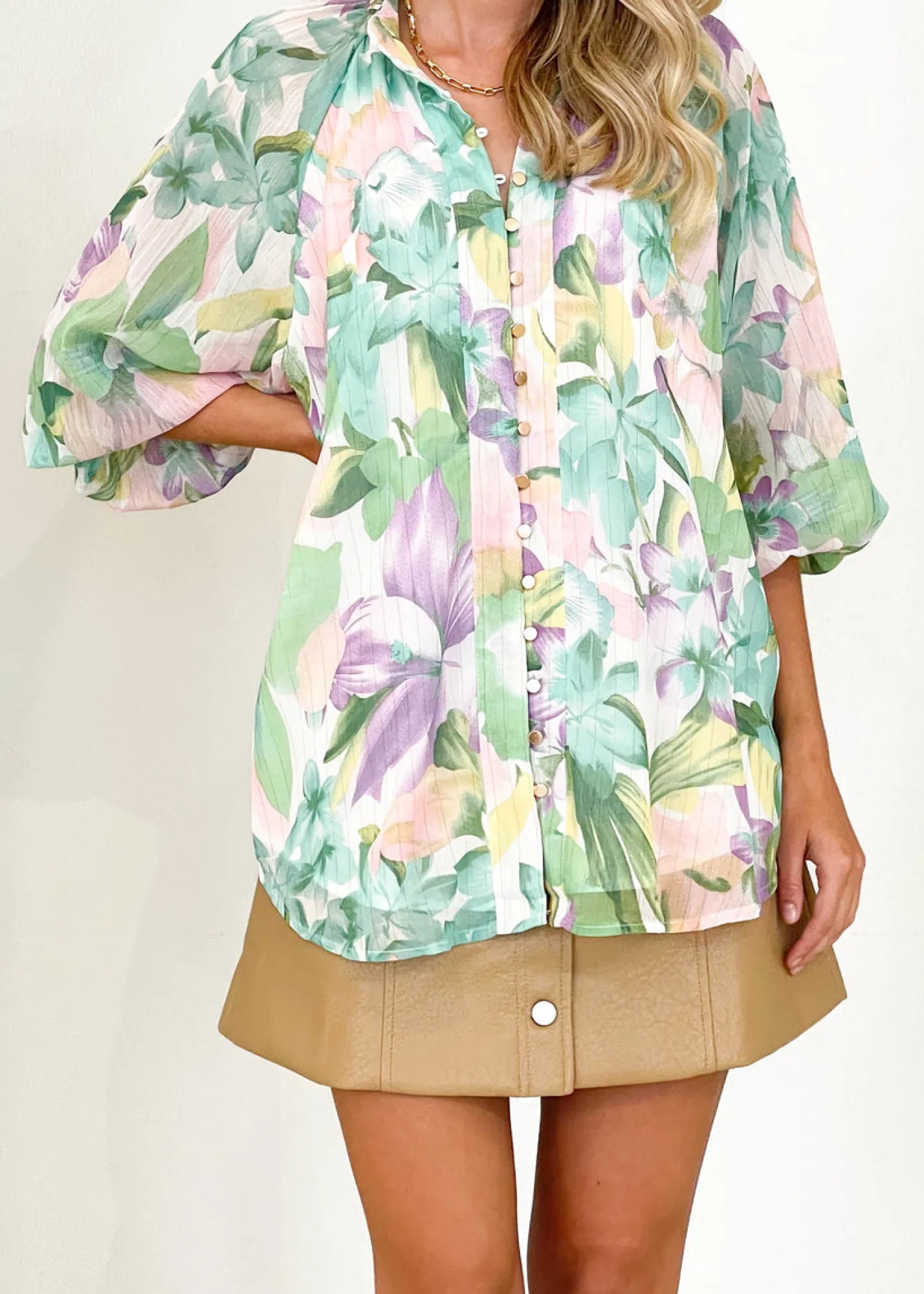 Women Gingham & Heels Blouses>Caprice Blouse