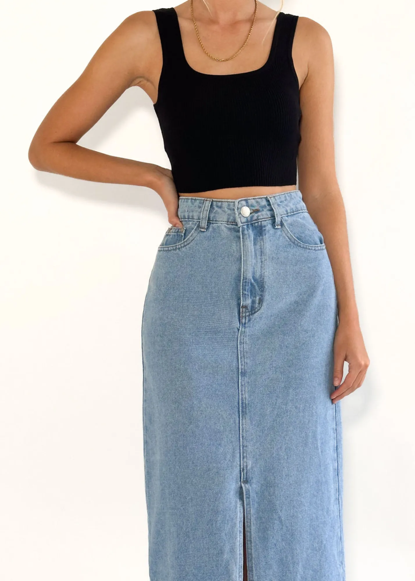 Women Gingham & Heels Crops>Carina Knit Crop