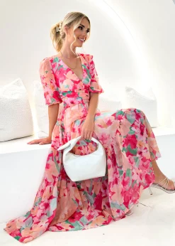 Women Gingham & Heels Maxi><noscript><img width=